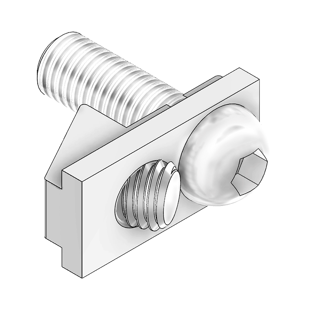 41-002-3 MODULAR SOLUTIONS SPEEDLOCK, M5 SOCKET, STAINLESS STEEL  HIDDEN PROFILE FASTNER